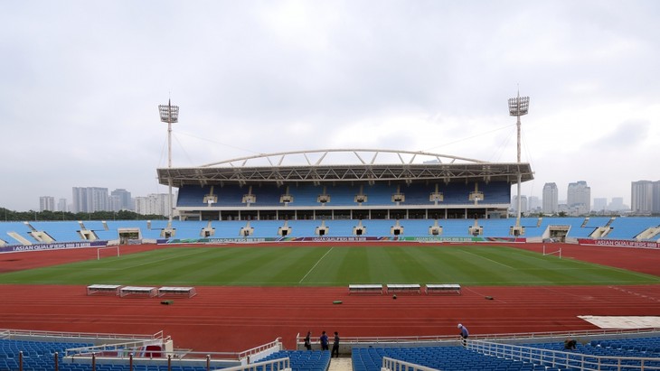 Stadion My Dinh ist bereit für Spiele Vietnams gegen Japan und Saudi-Arabien - ảnh 1