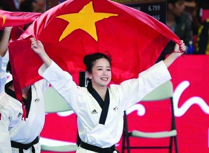 Taekwondo-Kämpferin Chau Tuyet Van gehört zu zehn Botschafterinnen des ASEAN-Sports - ảnh 1