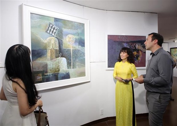 47. Jahrestag der Wiedervereinigung des Landes: Kunstausstellung „Wiedertreffen“ in Da Nang - ảnh 1
