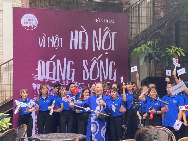 Konzert „Für eine lebenswerte Stadt Hanoi“: Ehrung öffentlicher Räume in Hanoi - ảnh 1