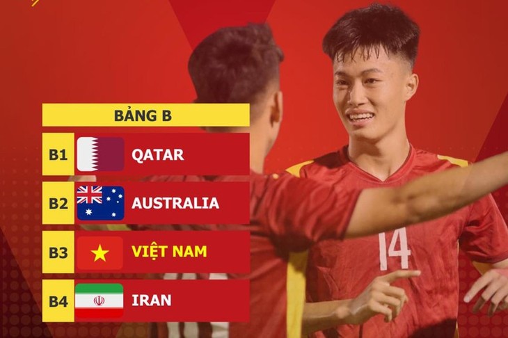 U20-Fußball-Asienmeisterschaft: Vietnam trifft in Gruppe B auf Katar, Australien und Iran - ảnh 1