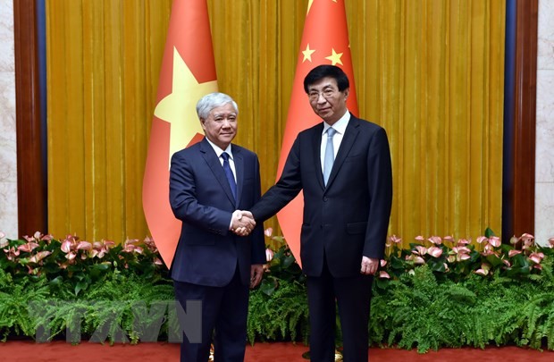 Vorsitzender der Vaterländischen Front Vietnams schickt Glückwunschbrief an Obersten politischen Berater Chinas - ảnh 1
