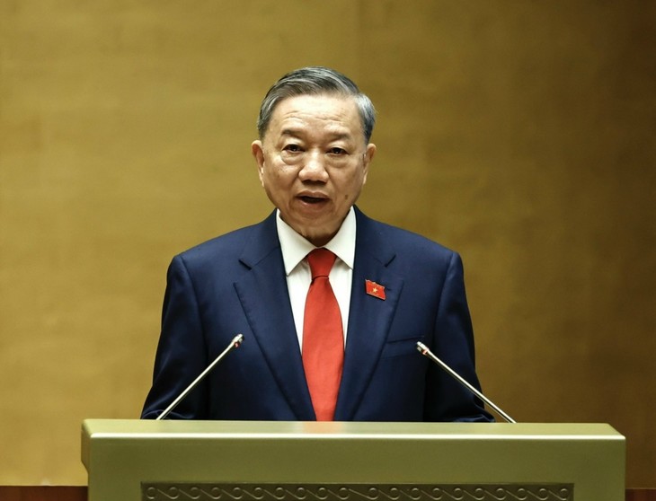 Spitzenpolitiker einiger Länder schicken Glückwunschtelegramme an Staatspräsident To Lam - ảnh 1