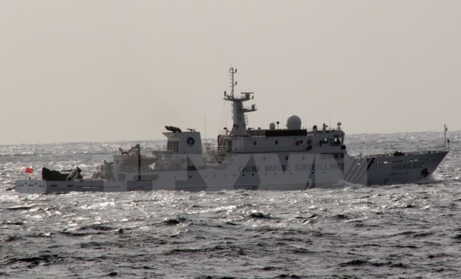 中国三艘海警船再次进入与日本争议的海域 - ảnh 1