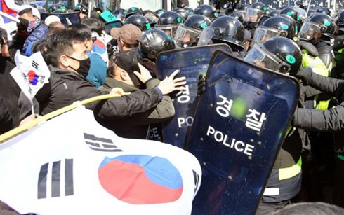 韩国代理总统黄教安呼吁接受宪法法院判决 - ảnh 1