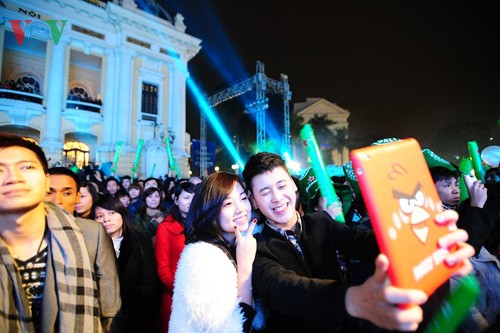 New Year atmosphere in Hanoi - ảnh 9