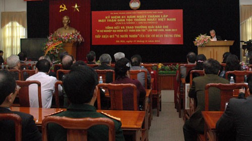 Die Verdienste der vaterländischen Front Vietnams  - ảnh 1