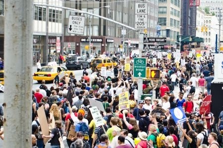 „Occupy Wallstreet“-Bewegung wird fortgesetzt - ảnh 1