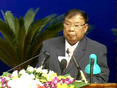 Parlamentspräsident Nguyen Sinh Hung trifft den laotischen Vize-Staatspräsident - ảnh 1