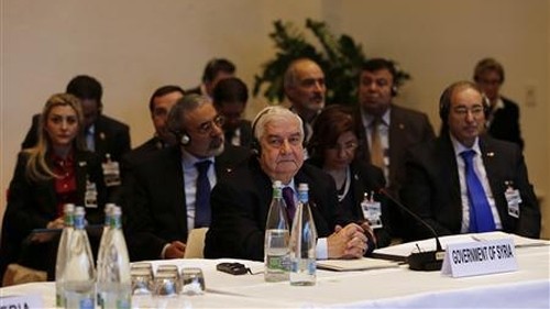 Syrische Regierung und Opposition beginnen Verhandlung in Genf - ảnh 1