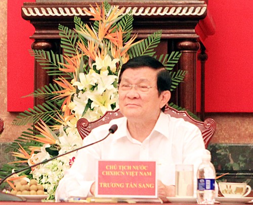 Staatspräsident Truong Tan Sang: Ninh Binh soll mehr Technologien anwenden - ảnh 1