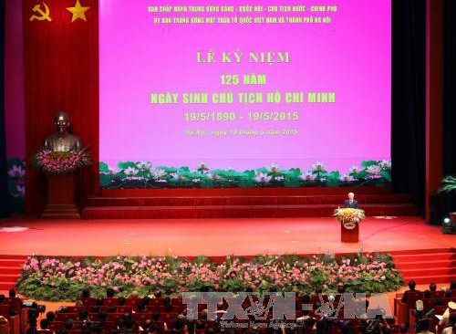 Feier zum 125. Geburtstag des Präsidenten Ho Chi Minh - ảnh 1