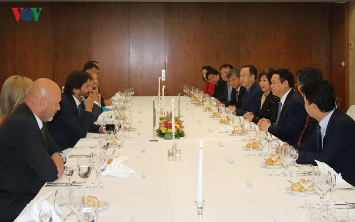 Vizepremierminister Vuong Dinh Hue besucht Slowakei - ảnh 1