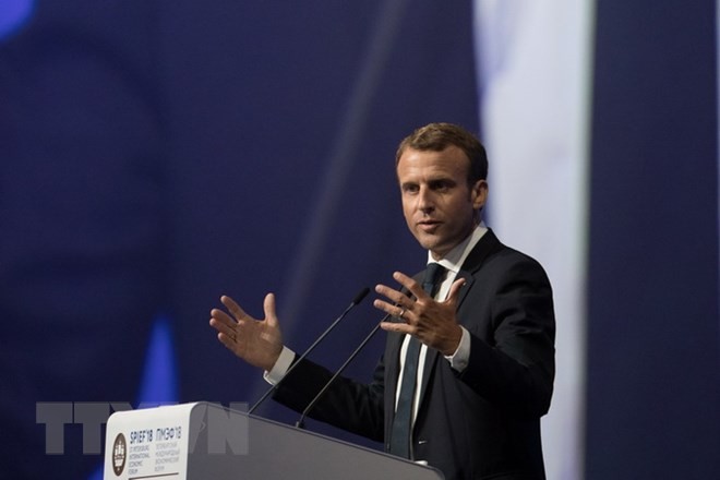 Frankreichs Präsident kritisiert die USA, Wirtschaftlichen Nationalismus zu schaffen - ảnh 1
