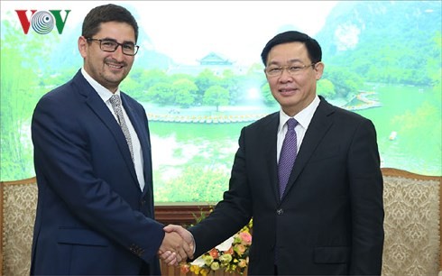 Vizepremierminister Vuong Dinh Hue empfängt Geschäftsträger Chiles in Vietnam - ảnh 1