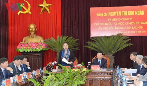 Parlamentspräsidentin Nguyen Thi Kim Ngan besucht Bac Ninh - ảnh 1