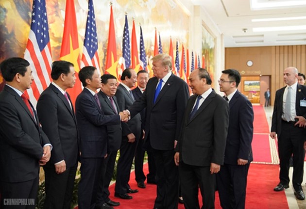 Vietnams Spitzenpolitiker empfangen US-Präsidenten Donald Trump - ảnh 11