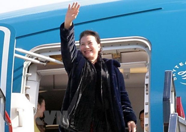 Parlamentspräsidentin Nguyen Thi Kim Ngan reist nach Doha für IPU-140 - ảnh 1
