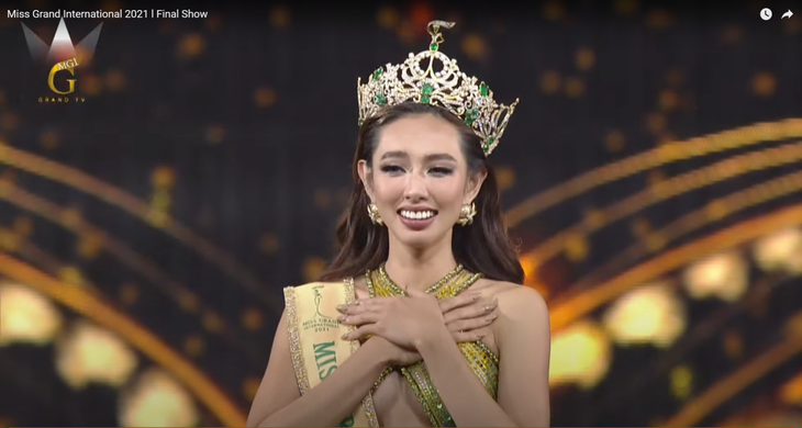 Nguyen Thuc Thuy Tien aus Vietnam zur Miss Grand International 2021 gekürt - ảnh 1