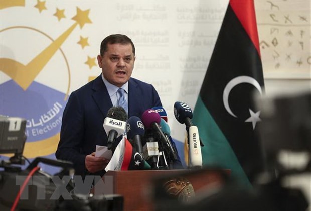 Vorläufiger Premierminister Libyens ruft zur Parlamentswahl auf - ảnh 1