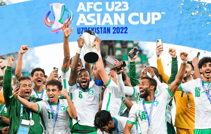 Saudi-Arabien wird erstmals Asiens U23-Meister - ảnh 1
