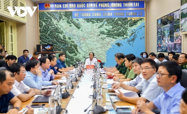 Die Regierung fordert Konzentration auf Notfallmaßnahmen gegen Taifun Noru - ảnh 1