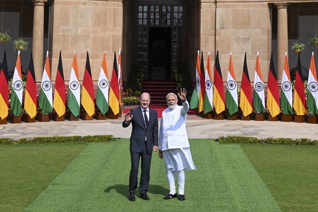 Indien und Deutschland heben die Wichtigkeit bilateraler Beziehungen hervor - ảnh 1