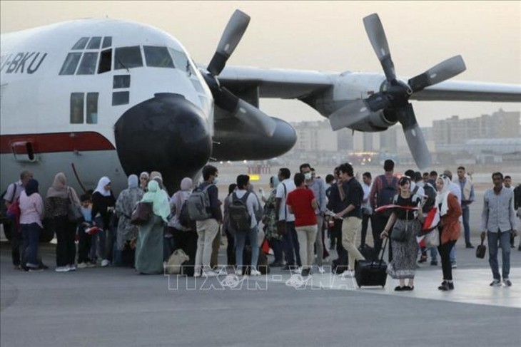 USA evakuieren Staatsbürger aus dem Sudan - ảnh 1