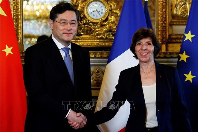 Frankreich und China wollen Wirtschaftsbeziehungen verstärken - ảnh 1