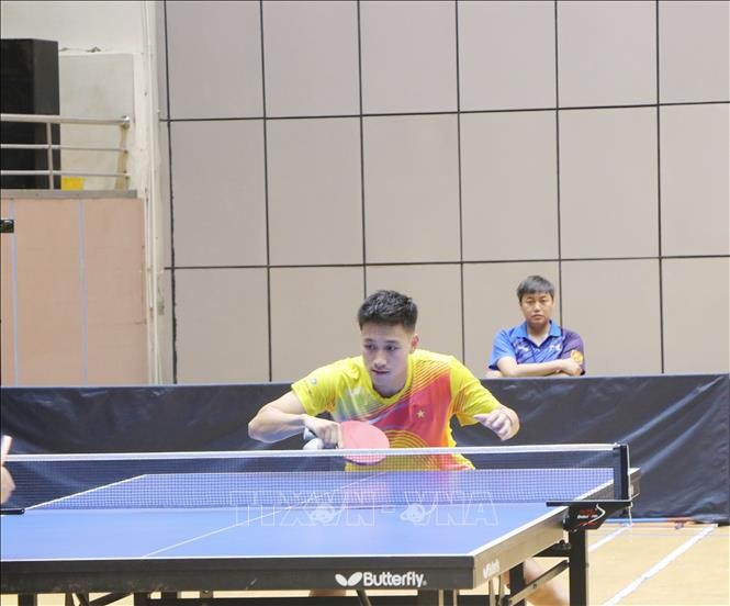 Nguyen Anh Tu gewinnt Meistertitel im Herreneinzel des Tischtennis-Pokals Con Son 2023 - ảnh 1