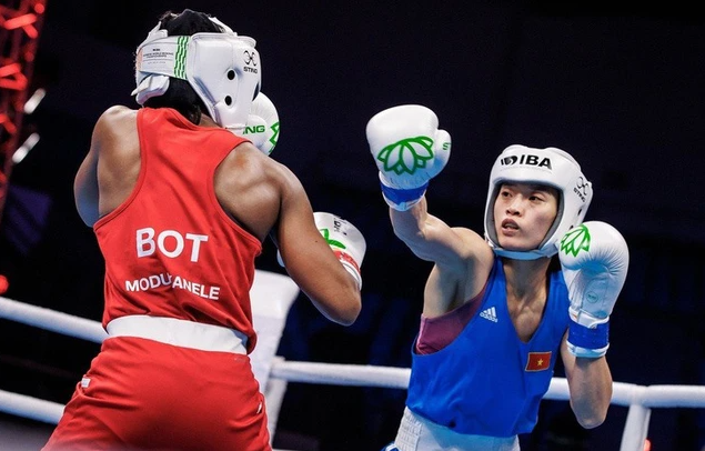 Vietnamesische Frauenboxmannschaft bemüht sich um die Olympischen Spiele 2024 - ảnh 1