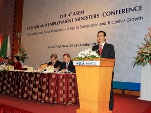 Penutupan Konferensi ke-4 Menteri ASEM tentang Tenaga Kerja dan Lapangan Kerja - ảnh 1