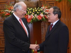 Deputi PM Vietnam, Nguyen Thien Nhan menilai tinggi kerjasama pendidikan Vietnam-Austria - ảnh 1