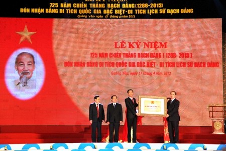 Provinsi Quang Ninh memperingati ultah ke 725 kemenangan Bach Dang - ảnh 1