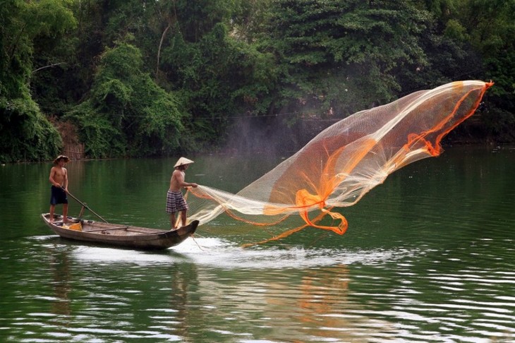 Perkenalan tentang beberapa alat penangkap ikan tradisional di Vietnam - ảnh 1