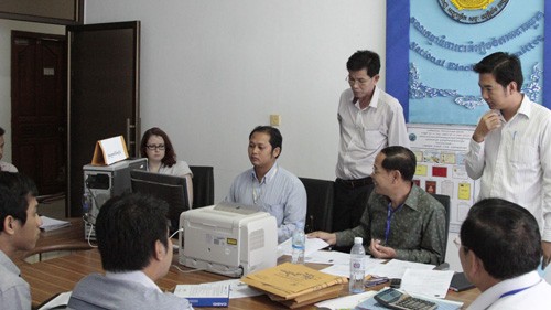 Kamboja merencanakan waktu mengumumkan hasil pemilu resmi - ảnh 1
