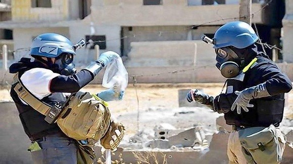 Kelompok  pakar senjata kimia internasional yang ke-2  tiba di Suriah - ảnh 1