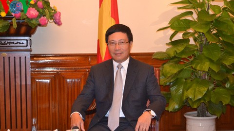 Deputi PM Vietnam, Pham Binh Minh menyampaikan ucapan selamat sehubungan dengan Hari Nasional Laos - ảnh 1