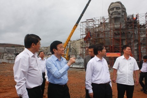Presiden Vietnam, Truong Tan Sang mengunjungi provinsi Quang Nam - ảnh 1