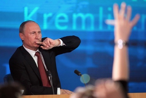 Presiden Rusia, Vladimir Putin memimpin jumpa pers tahunan di Moskwa - ảnh 1