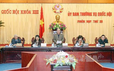 Penutupan sidang ke-25 Komite Tetap MN Vietnam - ảnh 1