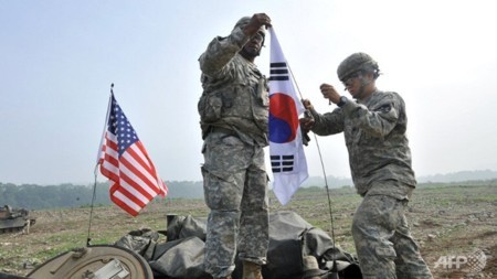 Republik Korea dan AS melakukan latihan perang bersama - ảnh 1