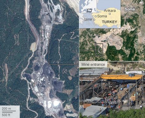 Turki mengadakan tiga hari belasungkawa nasional terhadap para korban dalam ledakan  tambang batubara - ảnh 1