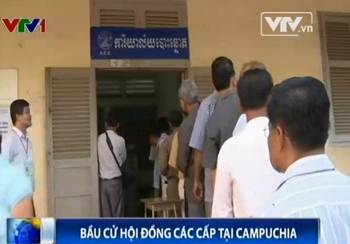 Kamboja: Partai CPP menjali pelopor dalam pemilu dewan daerah - ảnh 1