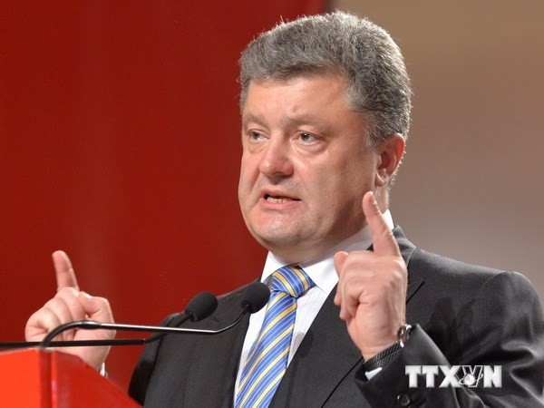 Presiden Ukraina bersedia melakukan dialog dengan para demonstran di bagian Timur - ảnh 1