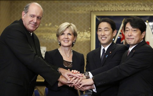 Jepang dan Australia melakukan perundingan keamanan - ảnh 1