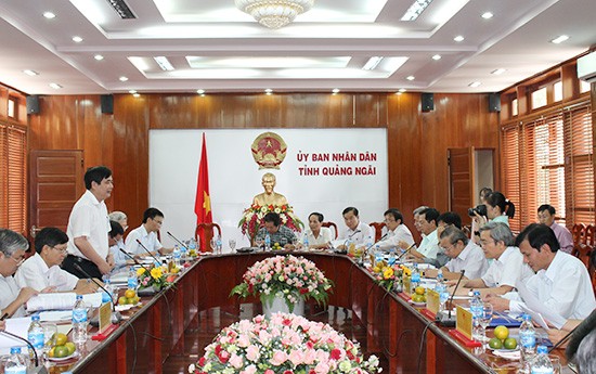 Menteri Pertanian dan Pengembangan Pedesaan Vietnam, Cao Duc Phat melakukan temu kerja dengan pimpinan provinsi Quang Ngai - ảnh 1