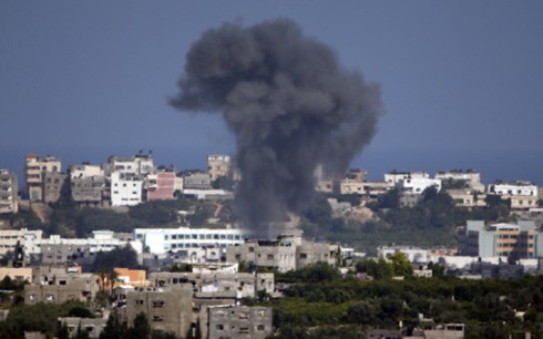 Israel menembakkan jatuh pesawat tanpa pilot dari gerakan Islam Hamas - ảnh 1