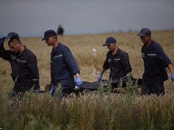 Mulai membawa jenazah para korban dalam jatuhnya pesawat terbang MH-17 ke Donetsk - ảnh 1