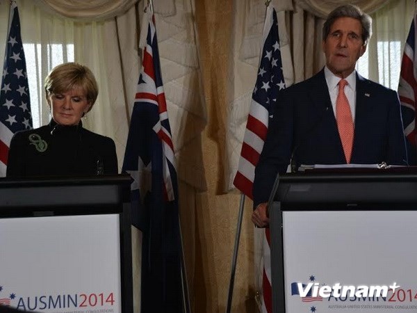 AS dan Australia menentang tindakan-tindakan yang mengubah secara sefihak status quo di Laut Timur dan Laut Hoatung - ảnh 1